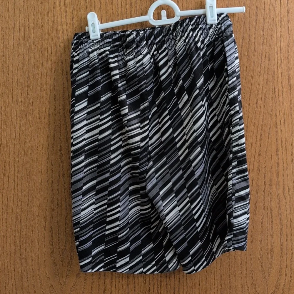 Children's Place Sport Black And White Shorts Large